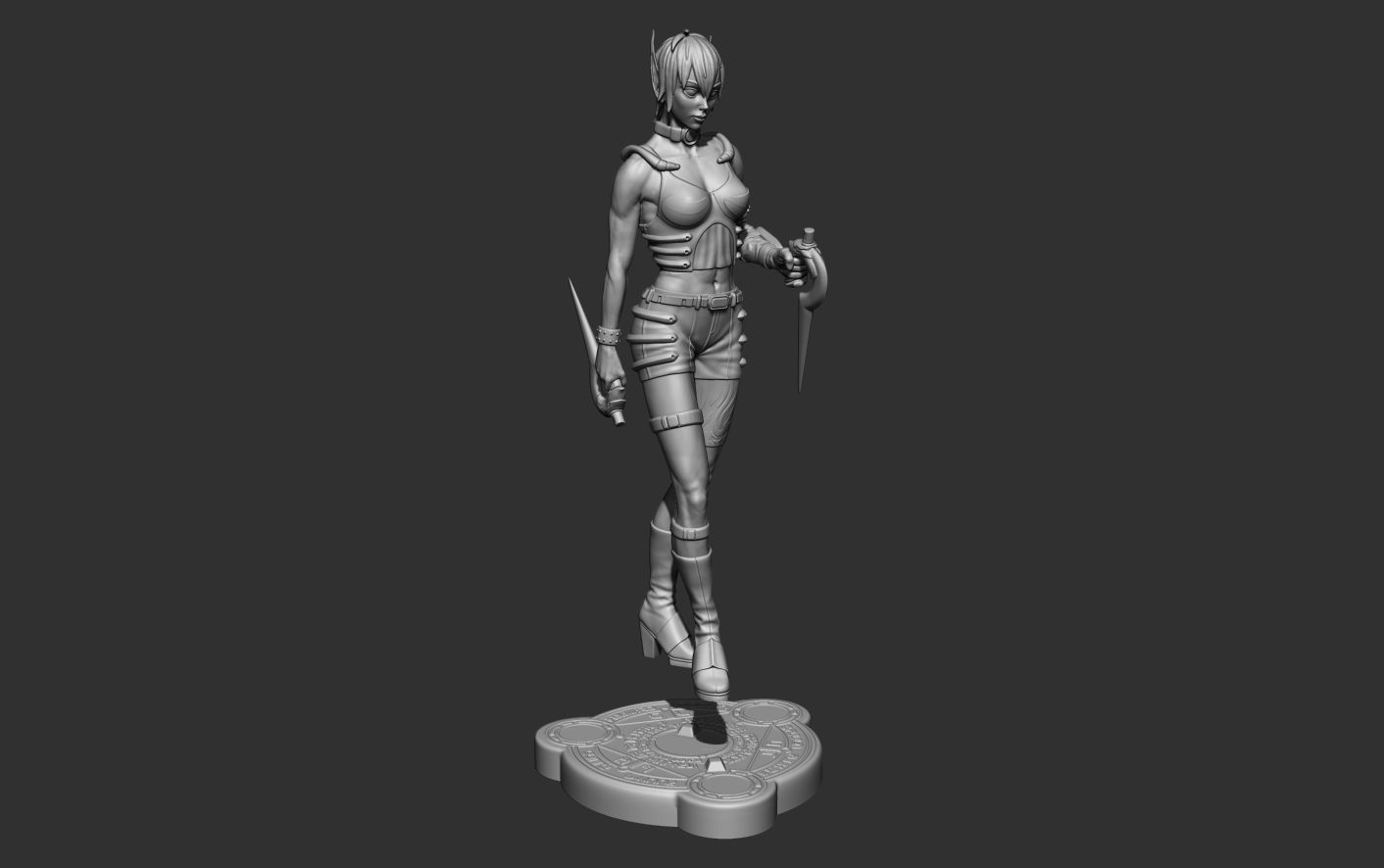 PSO HUnewearl character model 3D print model_4