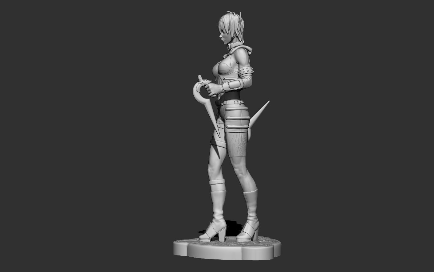 PSO HUnewearl character model 3D print model_2