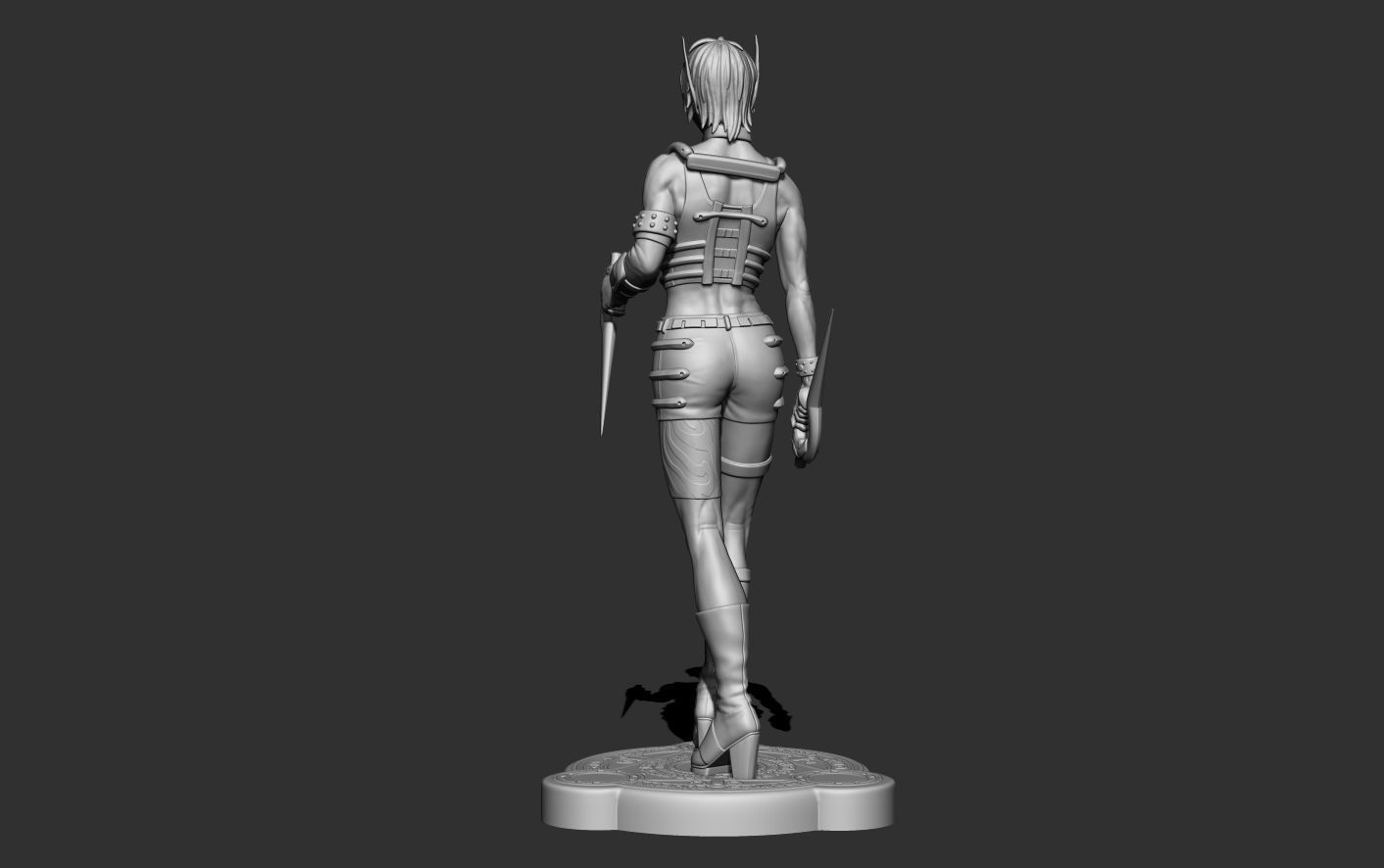 PSO HUnewearl character model 3D print model_3