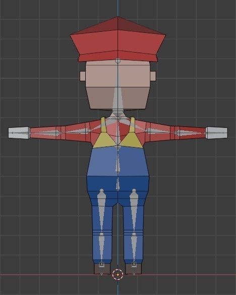 Low poly characters pack 3d model Low-poly 3D model_10