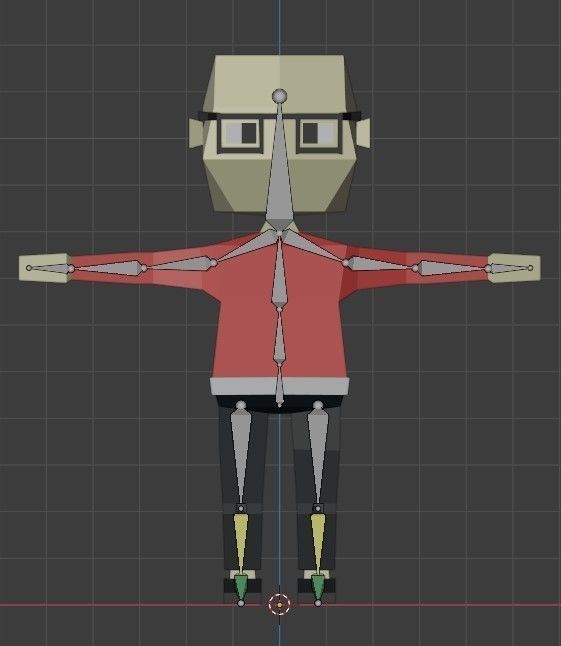 Low poly characters pack 3d model Low-poly 3D model_7