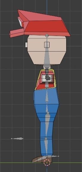 Low poly characters pack 3d model Low-poly 3D model_9