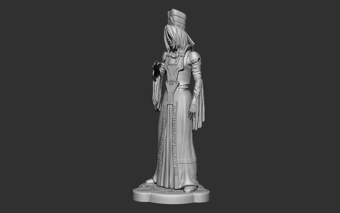 PSO FOmar character model 3D print model_1