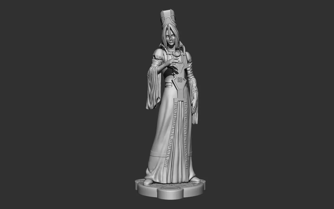 PSO FOmar character model 3D print model_0