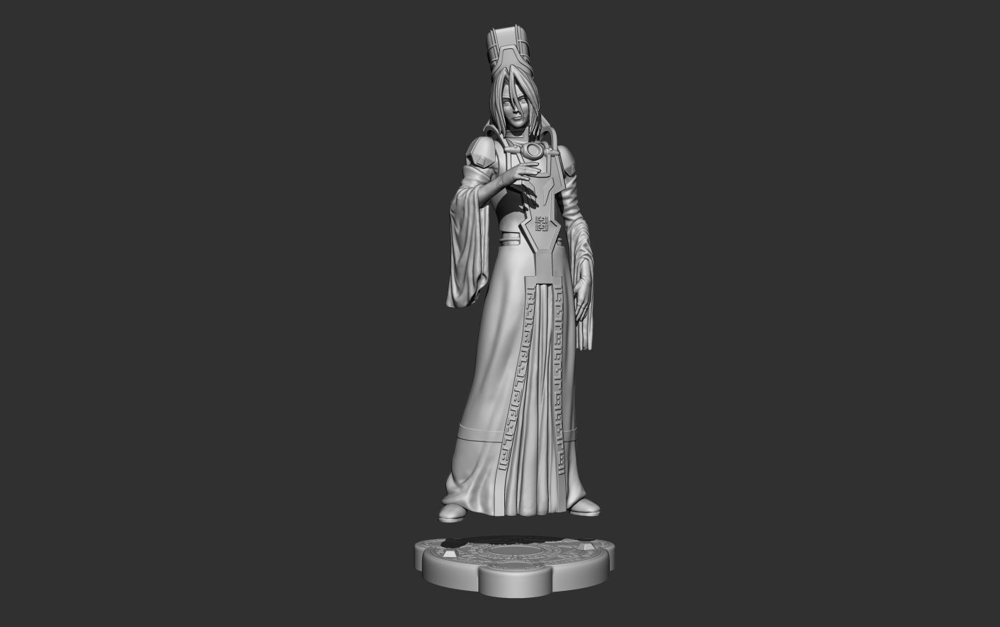 PSO FOmar character model 3D print model_4