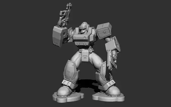 PSO RAcast character model 3D print model