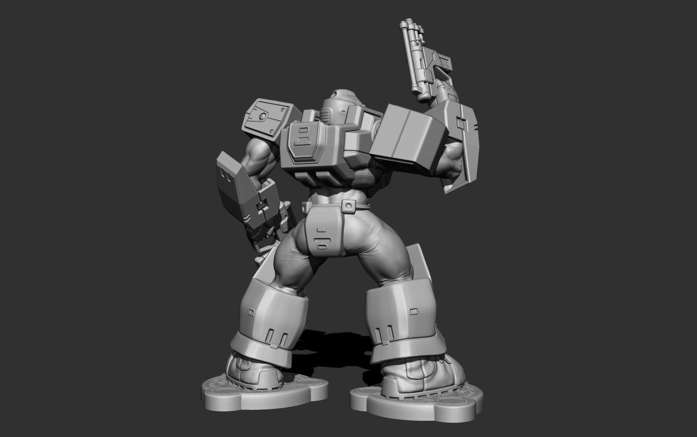 PSO RAcast character model 3D print model_2