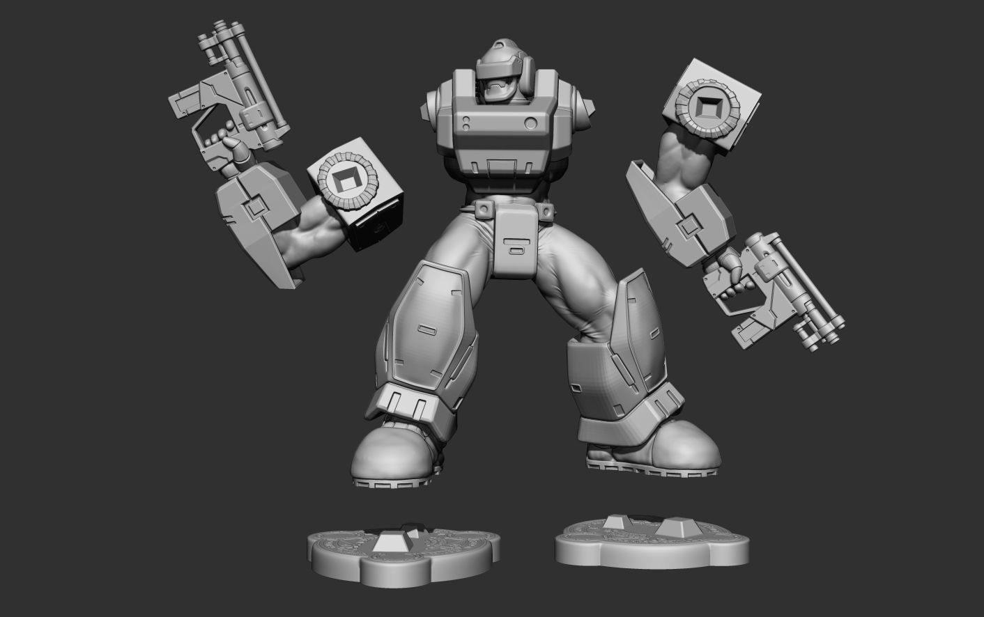 PSO RAcast character model 3D print model_4