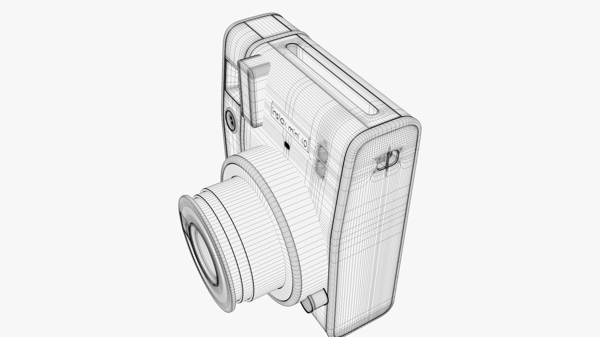Fujifilm Instax Mini 40 Instant Camera 3D model_20