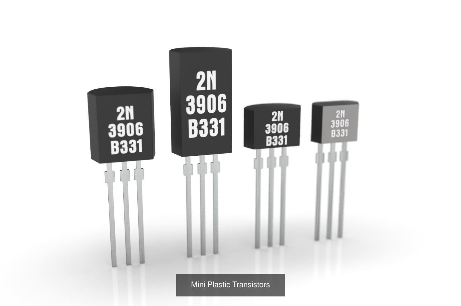 Components electronic component 3D Model Collection_3