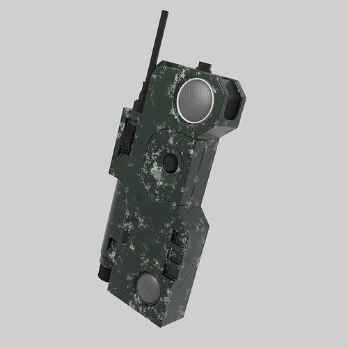 Used walkie talkie 3D model