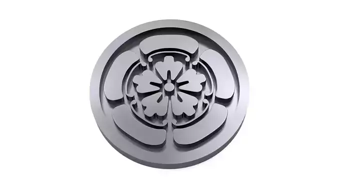 Oda Kamon - Samurai Clan Crest 3D model