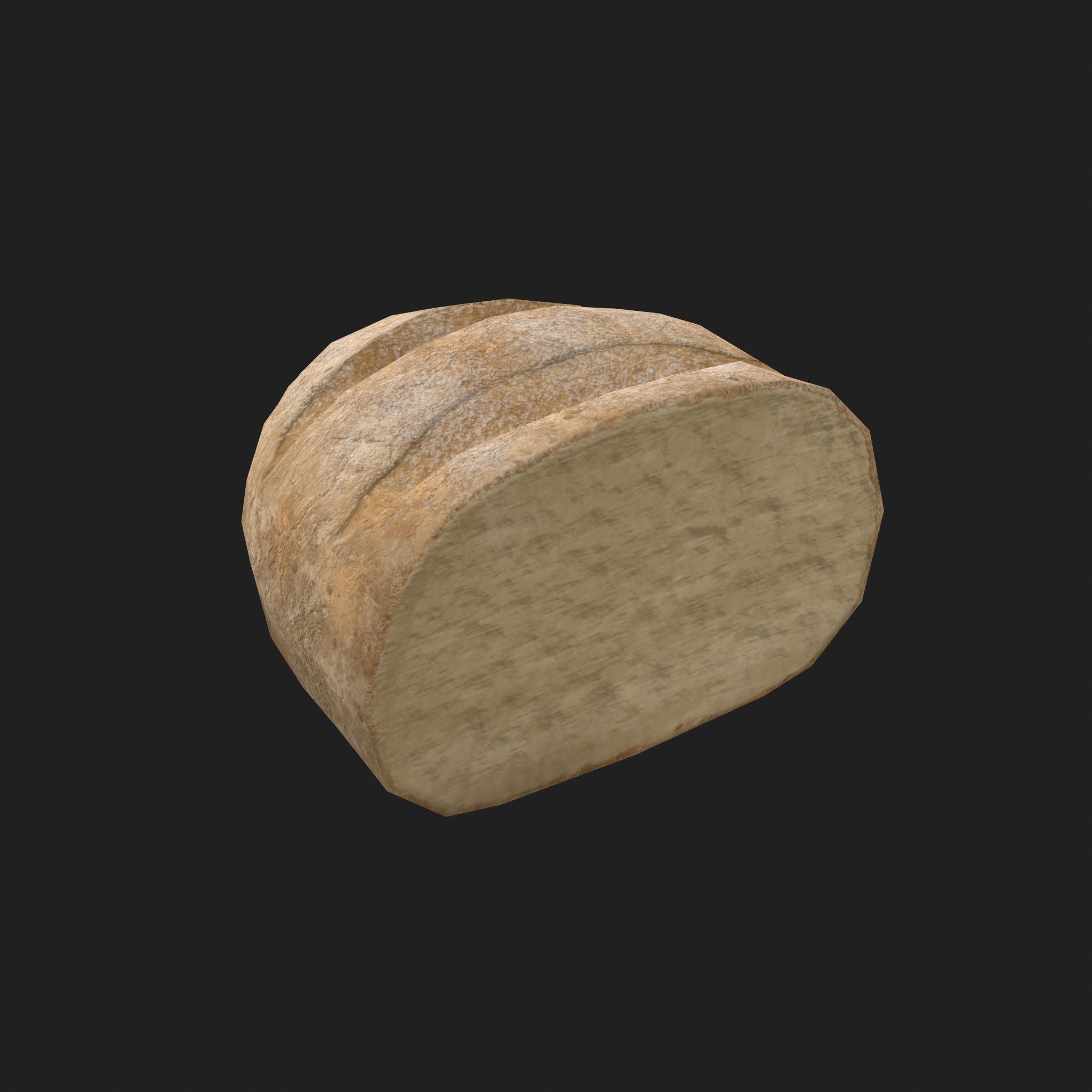 Baked Goods - Bread Cookie Pie Potica 8 Piece Set Low-poly 3D model_2