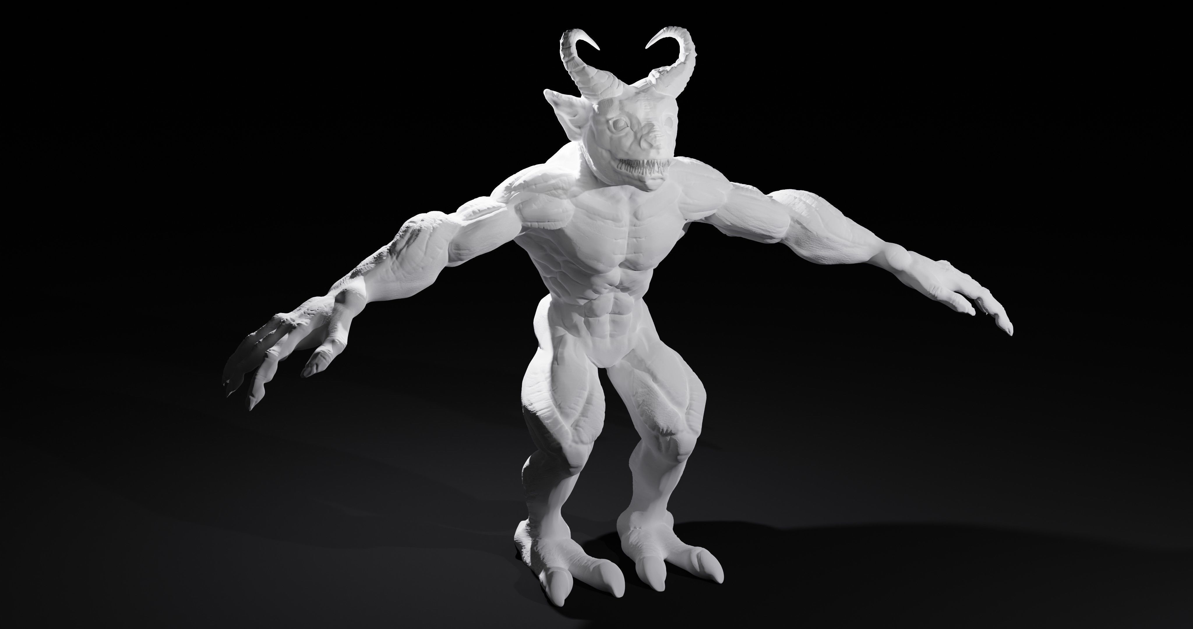 Demon sculpt 3D model_18