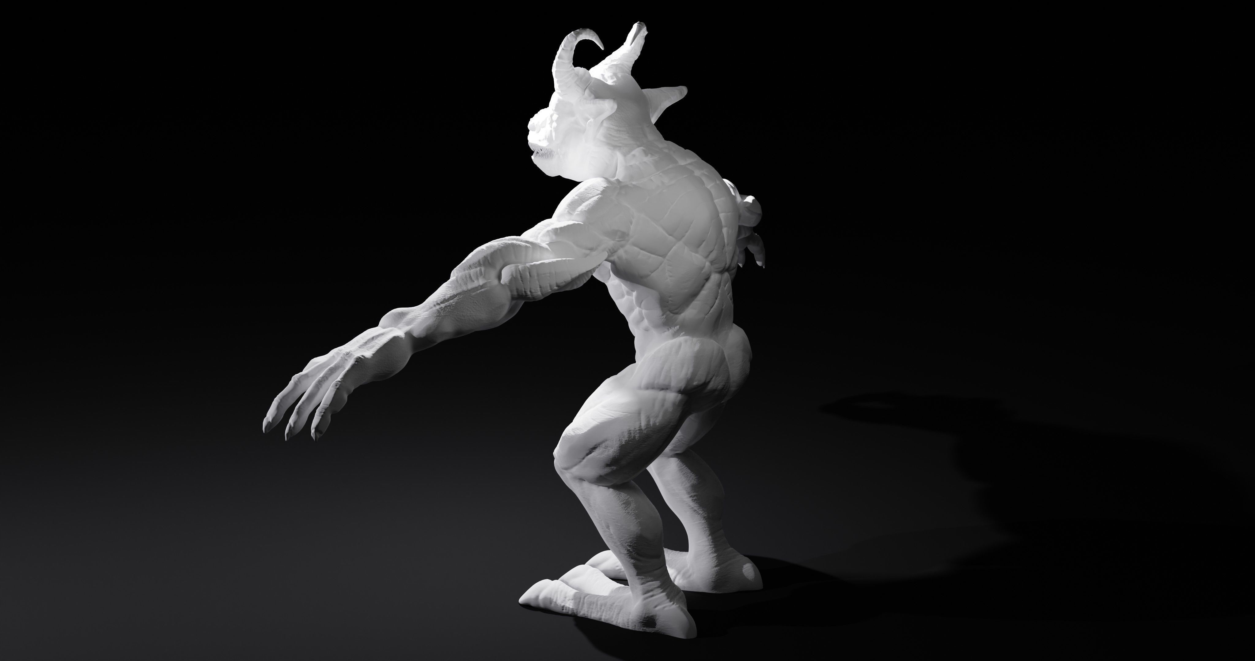 Demon sculpt 3D model_9