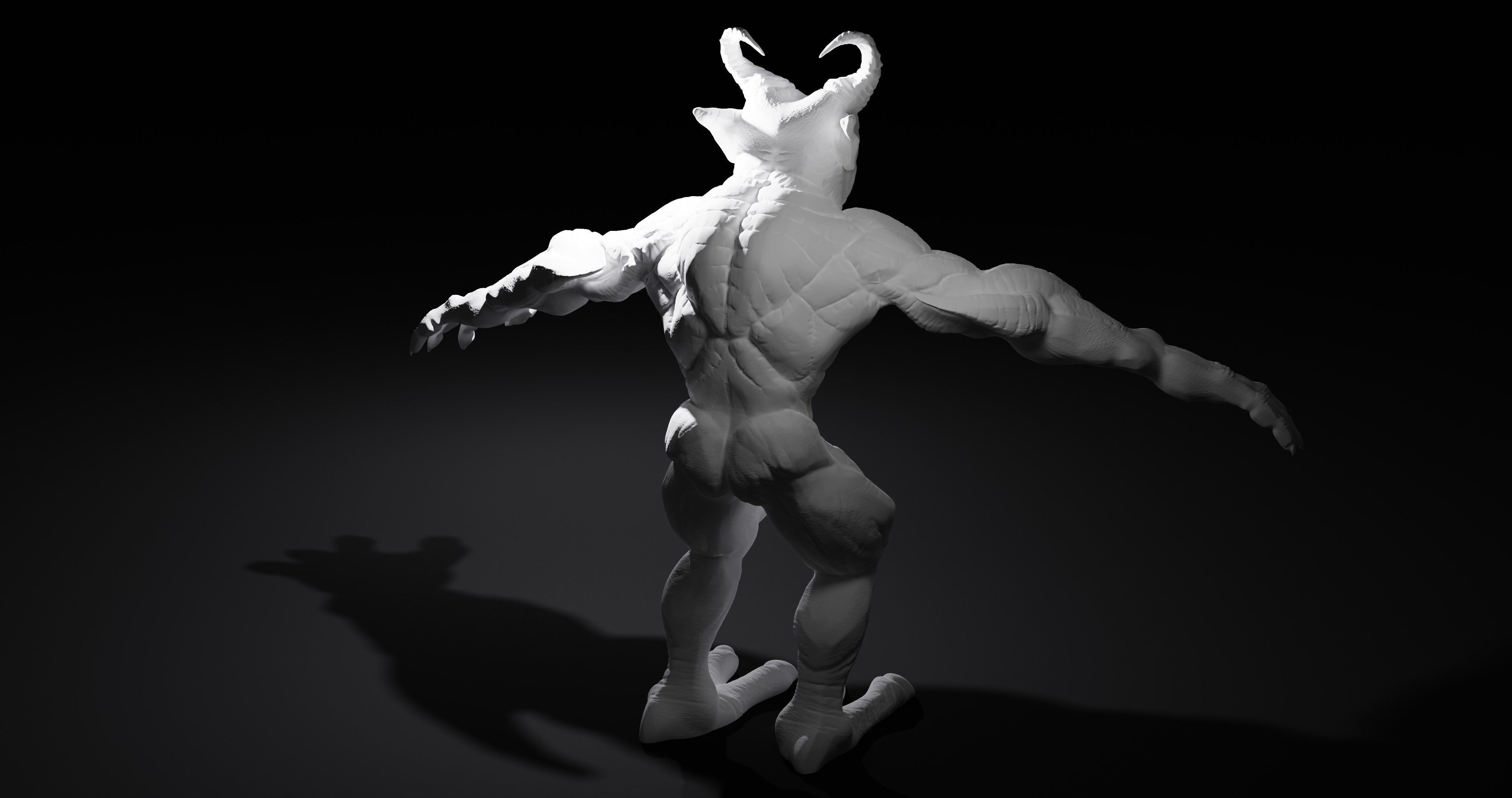 Demon sculpt 3D model_12
