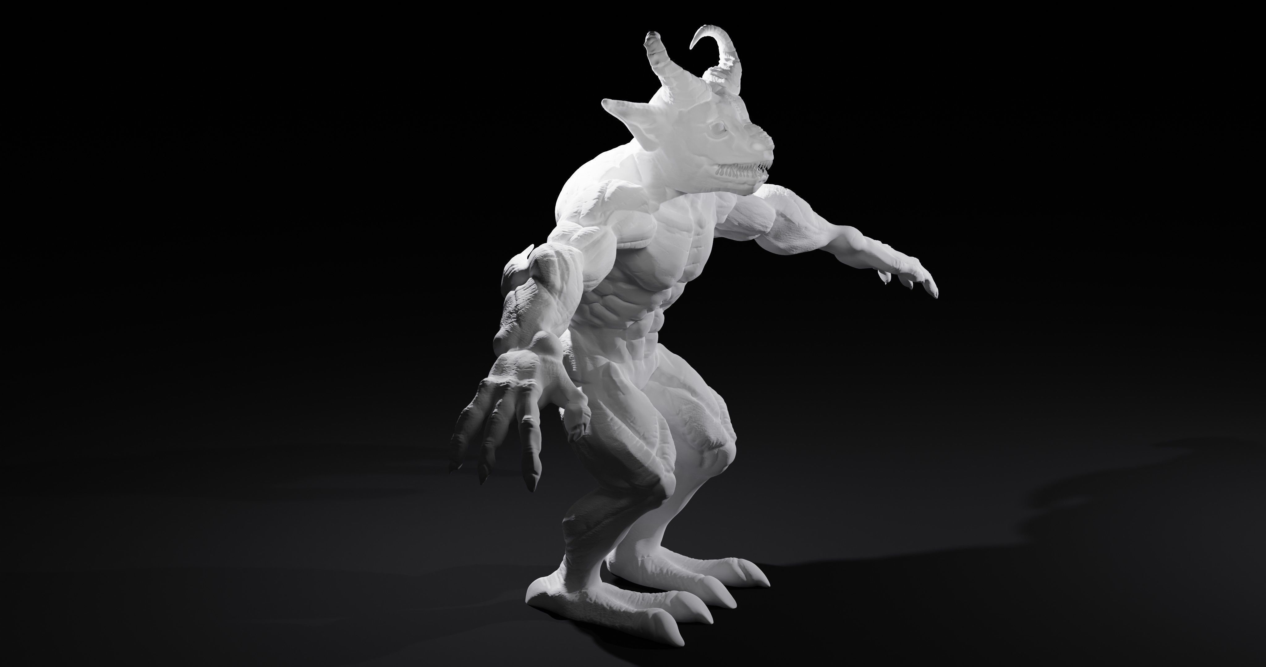 Demon sculpt 3D model_16