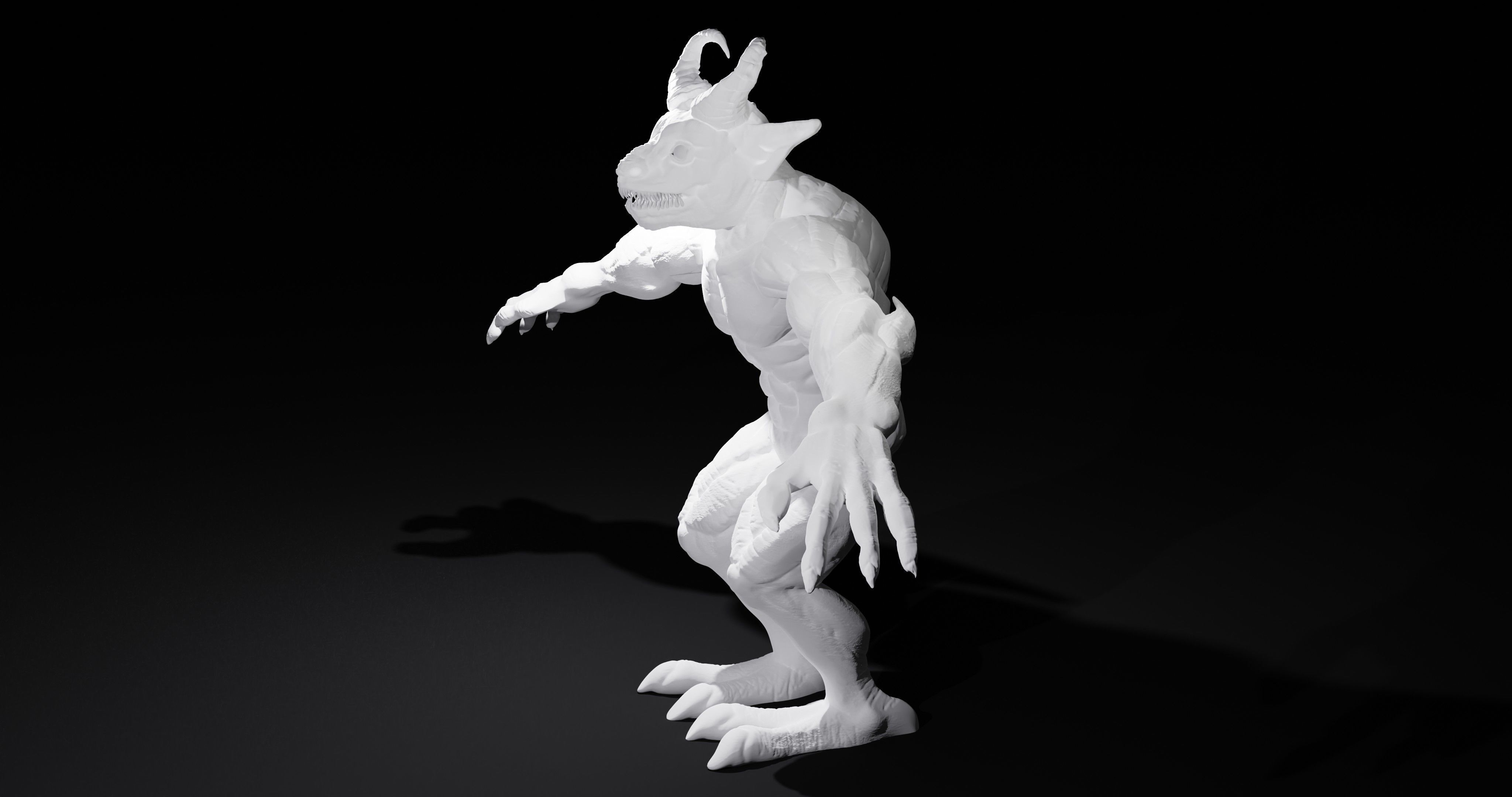 Demon sculpt 3D model_7