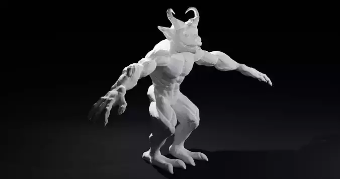 Demon sculpt
