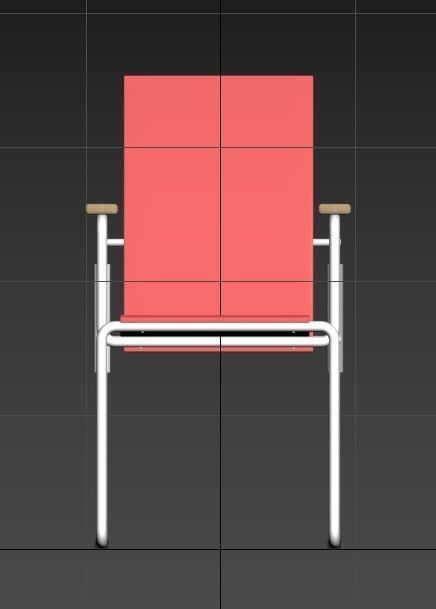 Kitchen chair 3D model_4