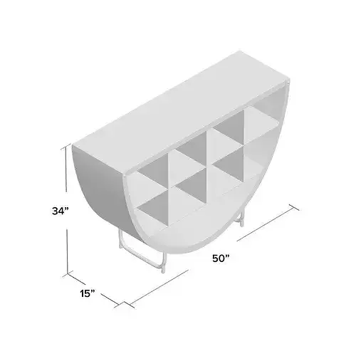Philip Console Table 3D model 2