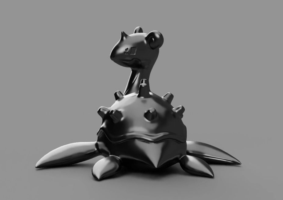 Pokemon lapras 3d model 3D print model_2