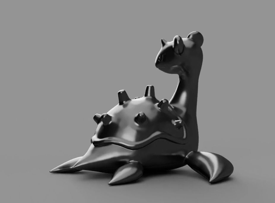 Pokemon lapras 3d model 3D print model_4