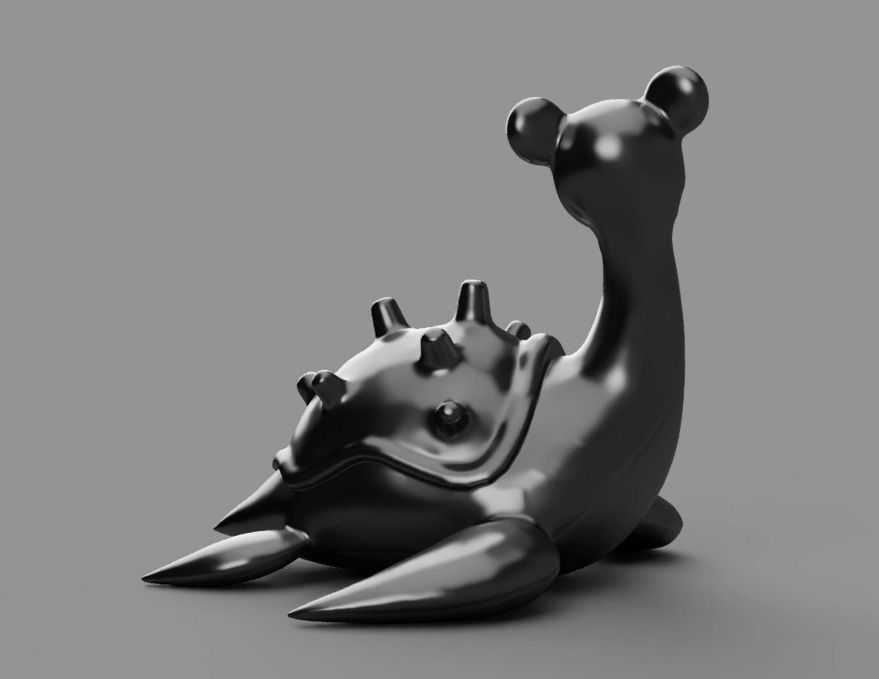 Pokemon lapras 3d model 3D print model_5