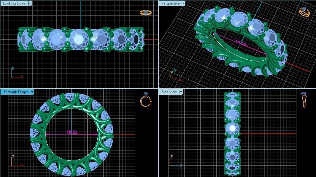 Ring 44 3D print model_3