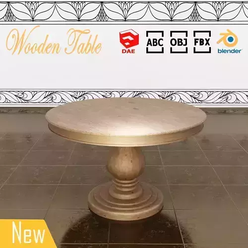 Wooden table
