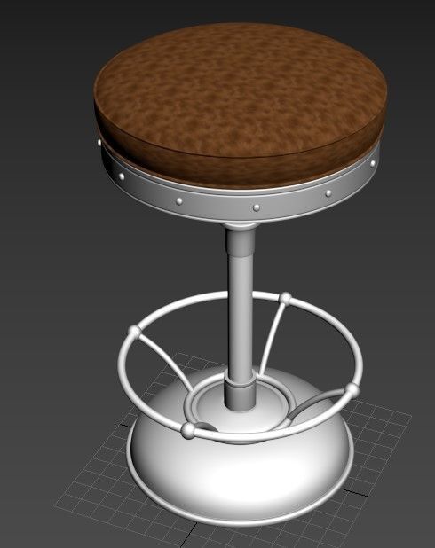 Bar Chair 3D model_1