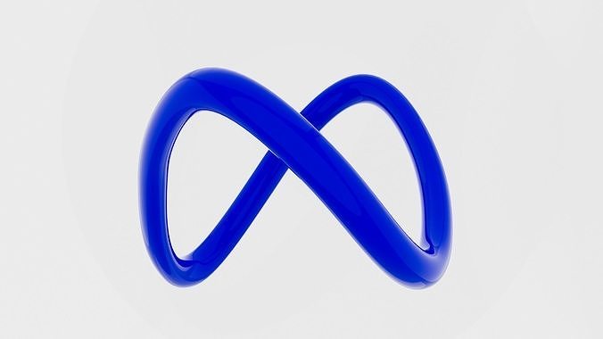 META LOGO 3D model