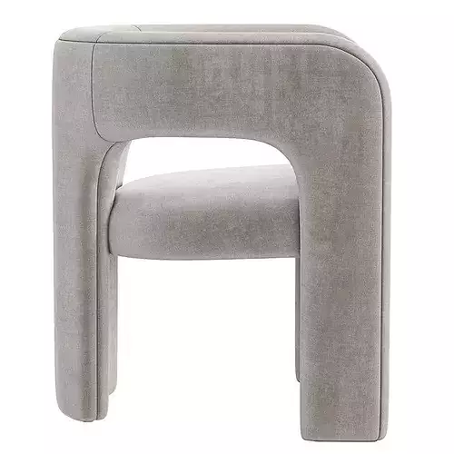 Dunloe Chair Soho Home 3D model 2