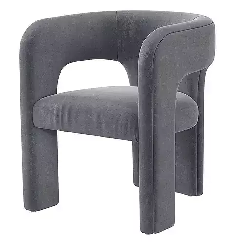 Dunloe Chair Soho Home 3D model 3
