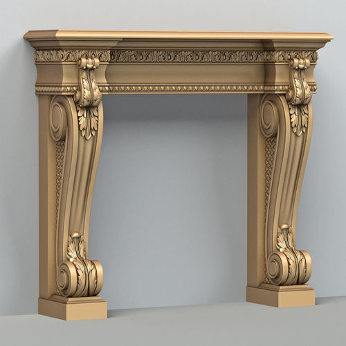 Fireplace 001 3D model