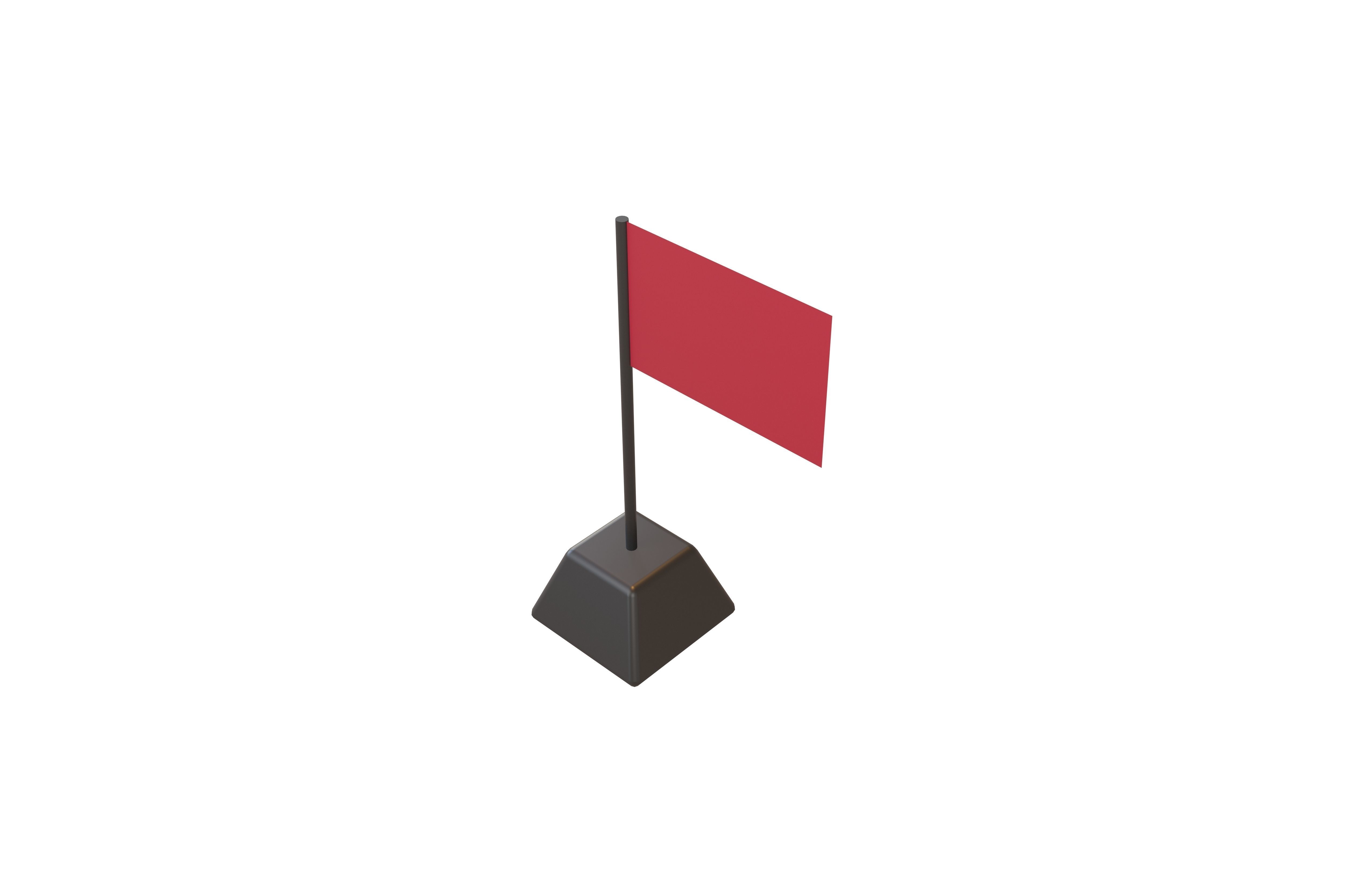 Flag of the Thailand Ayutthaya Period v1 001 Low-poly 3D model_2