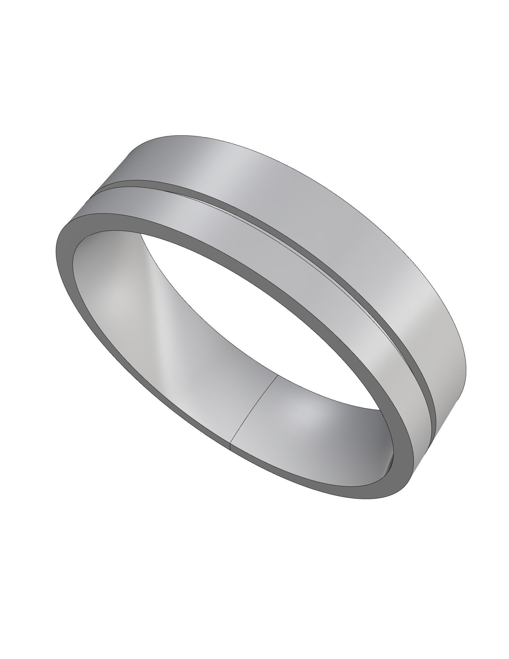Wedding Band Men 3D print model_10