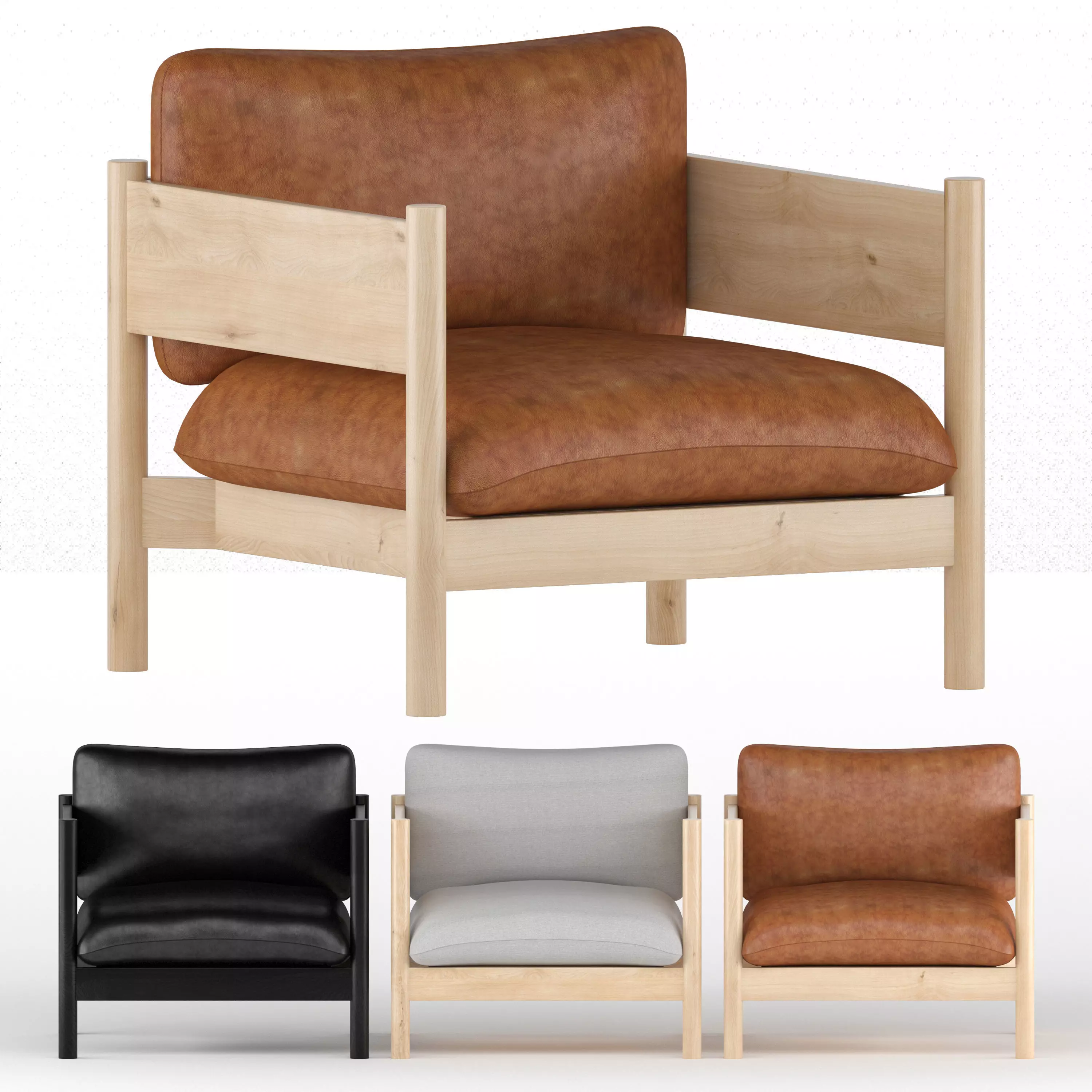 Arbour Arm Chair 3D model
