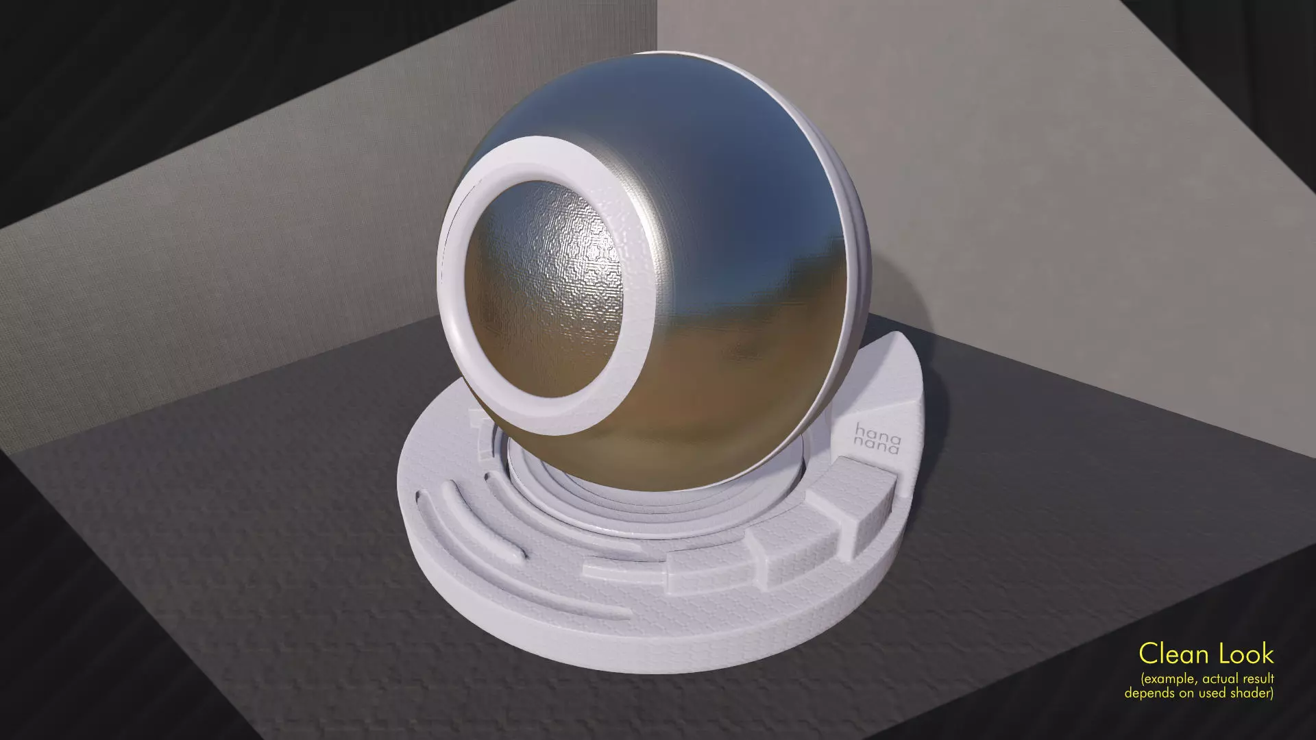 Hananana Engraving Pattern - Silver Fortress - HNEC01007 Texture_0