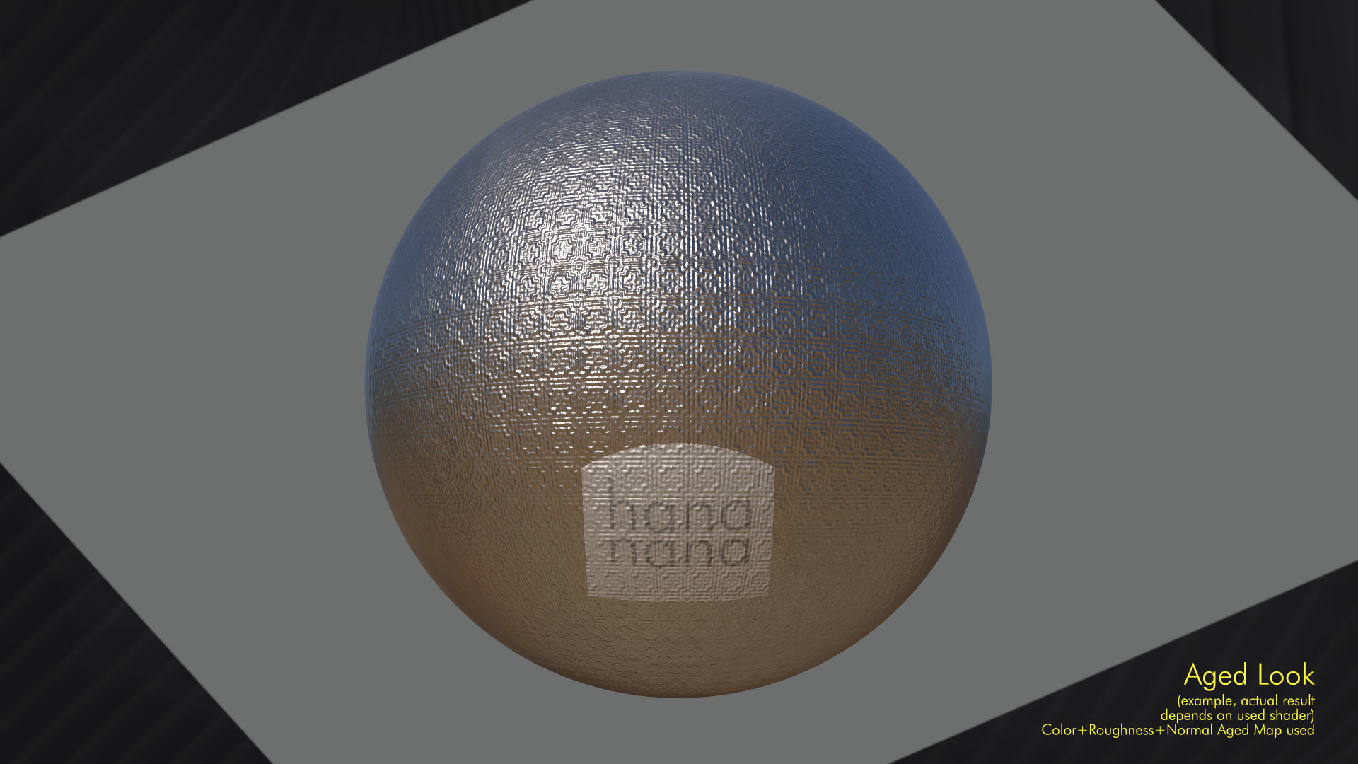 Hananana Engraving Pattern - Silver Fortress - HNEC01007 Texture_3