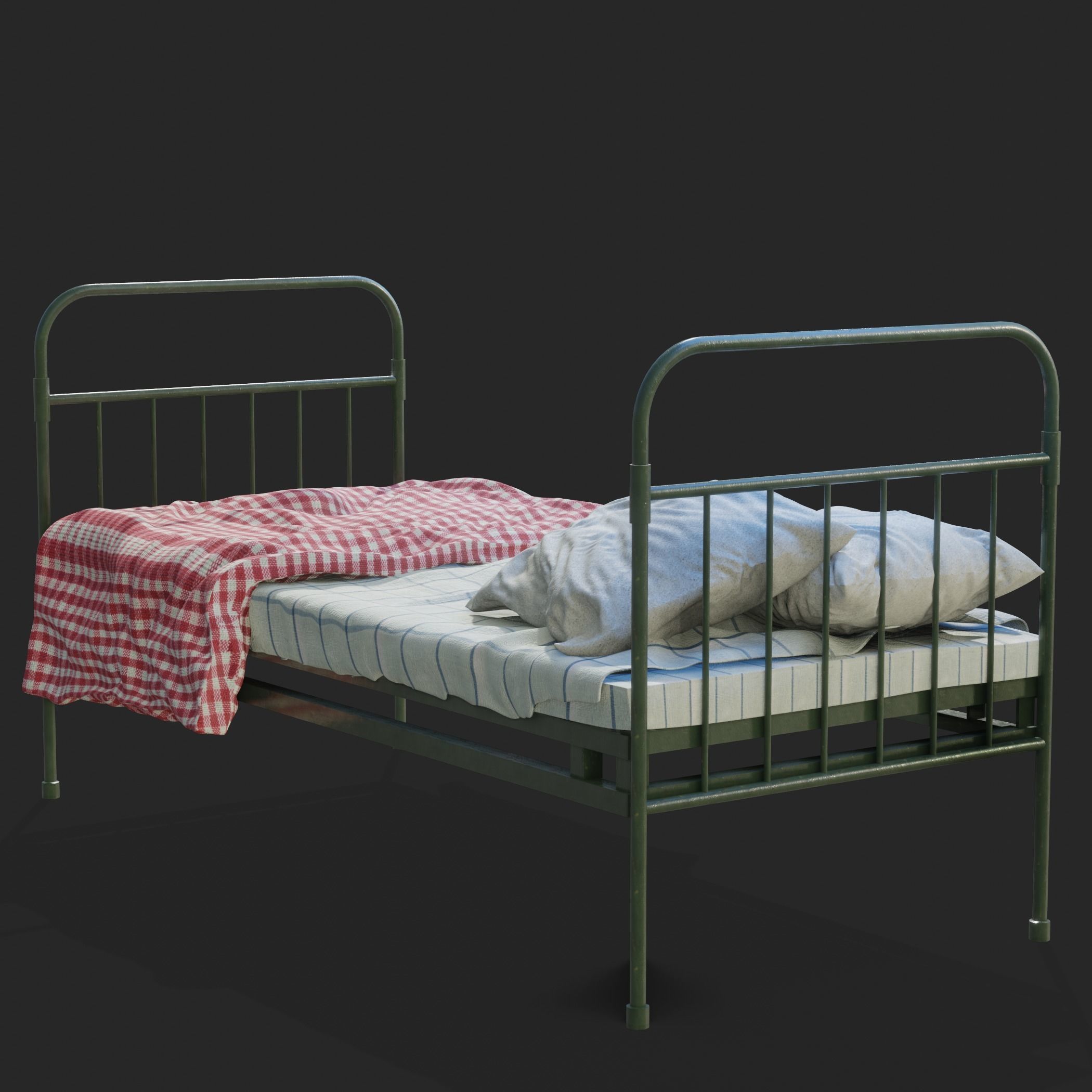 Bunk Bed model 3D model_6