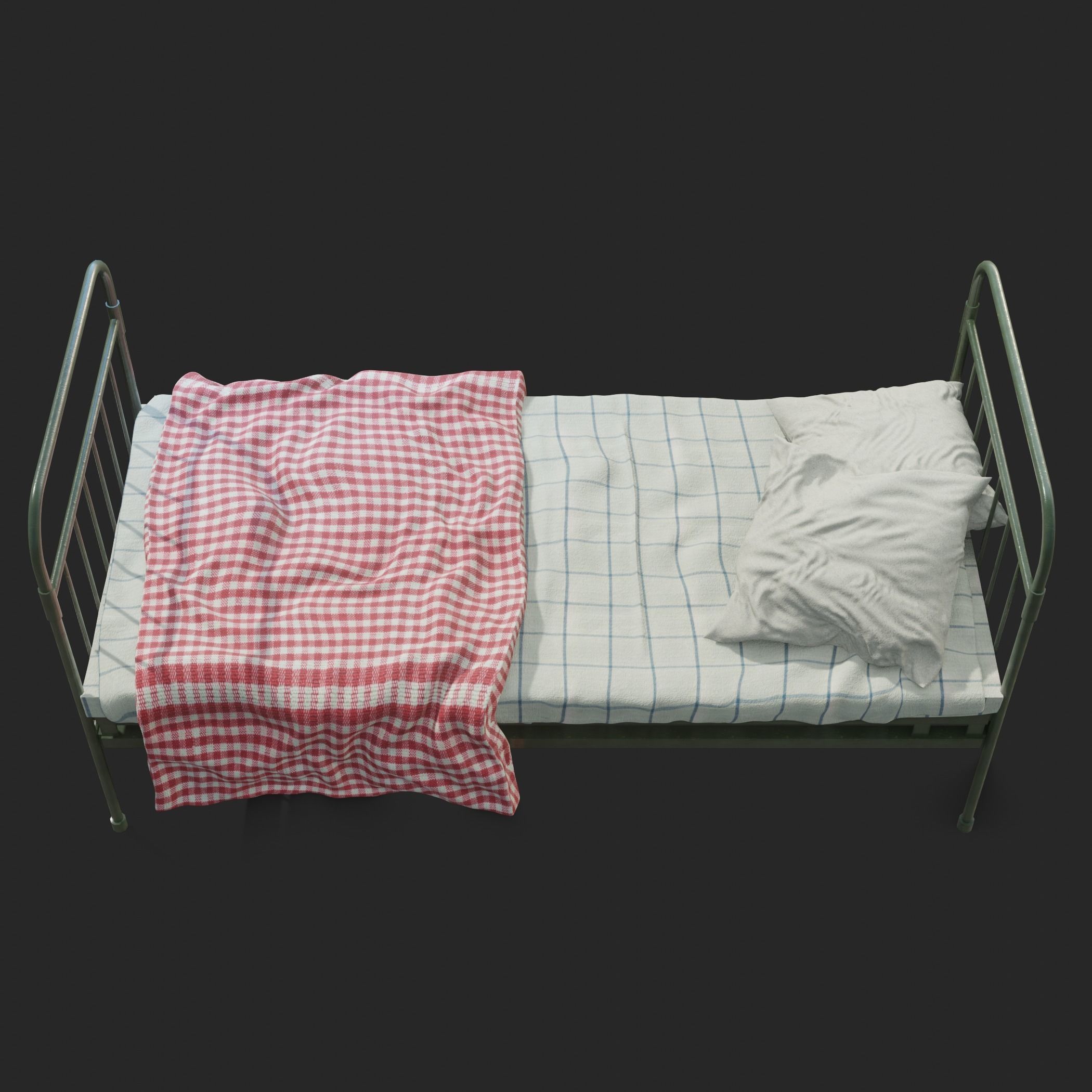 Bunk Bed model 3D model_14