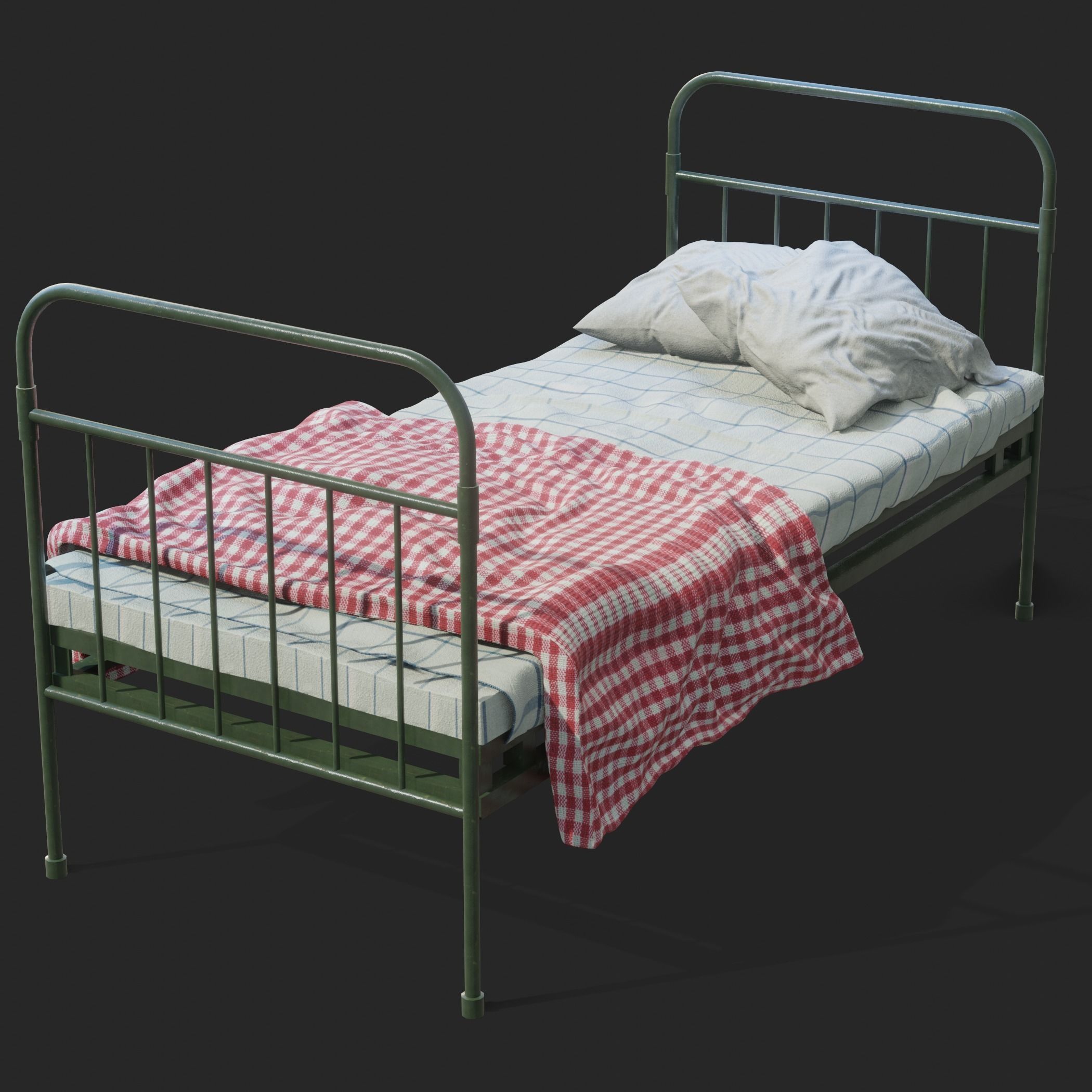 Bunk Bed model 3D model_10