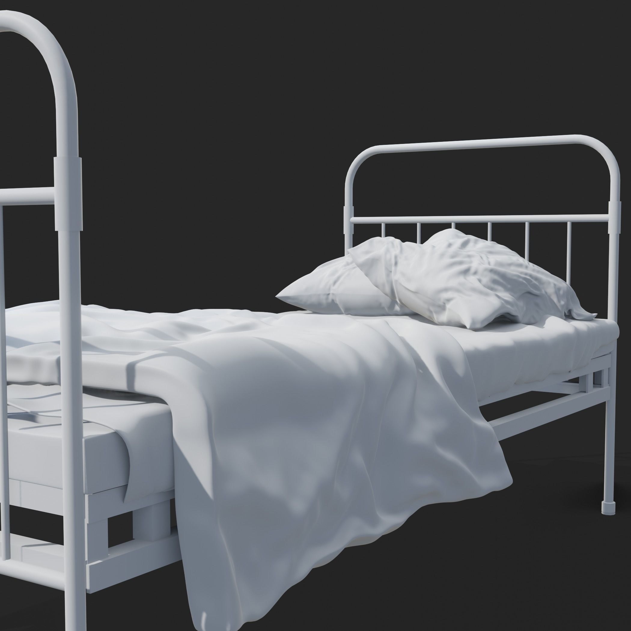 Bunk Bed model 3D model_12