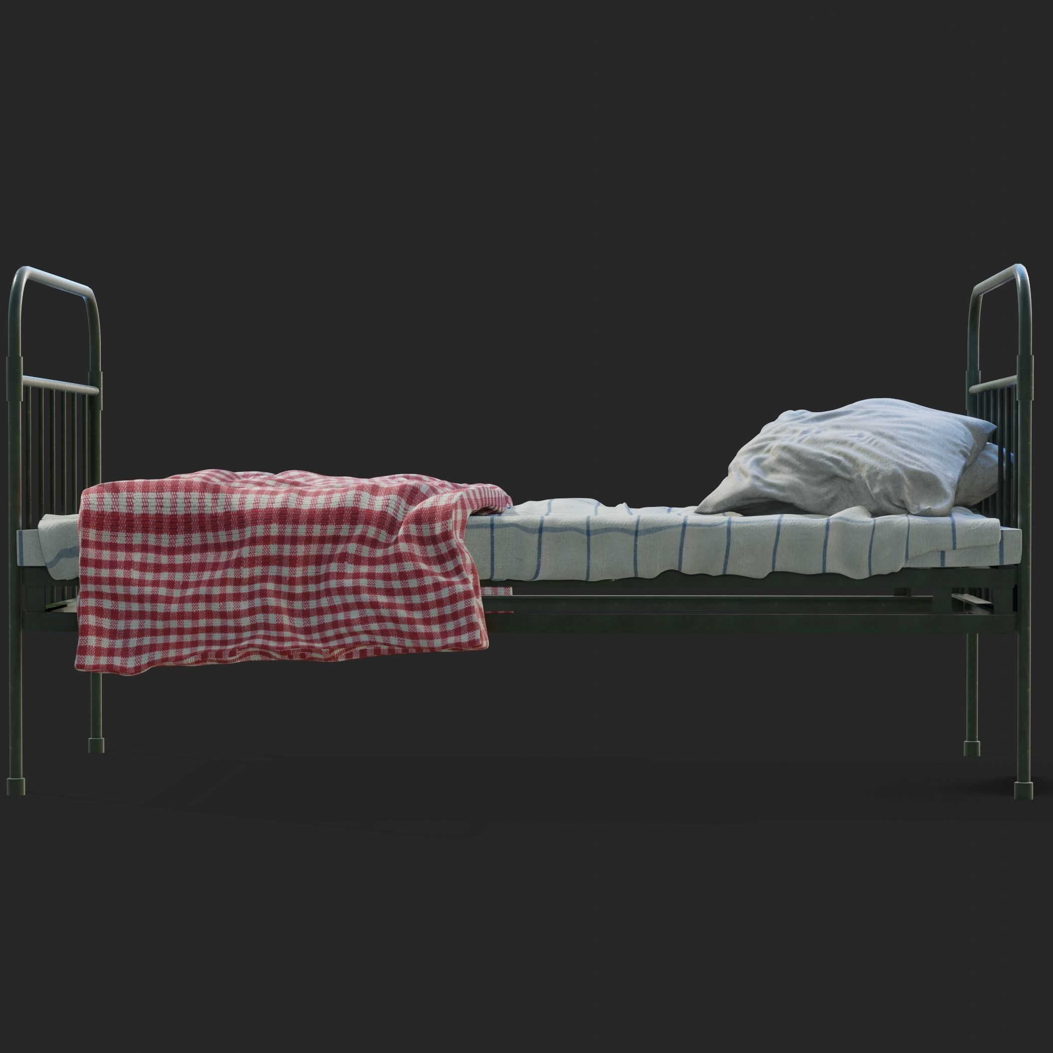 Bunk Bed model 3D model_5