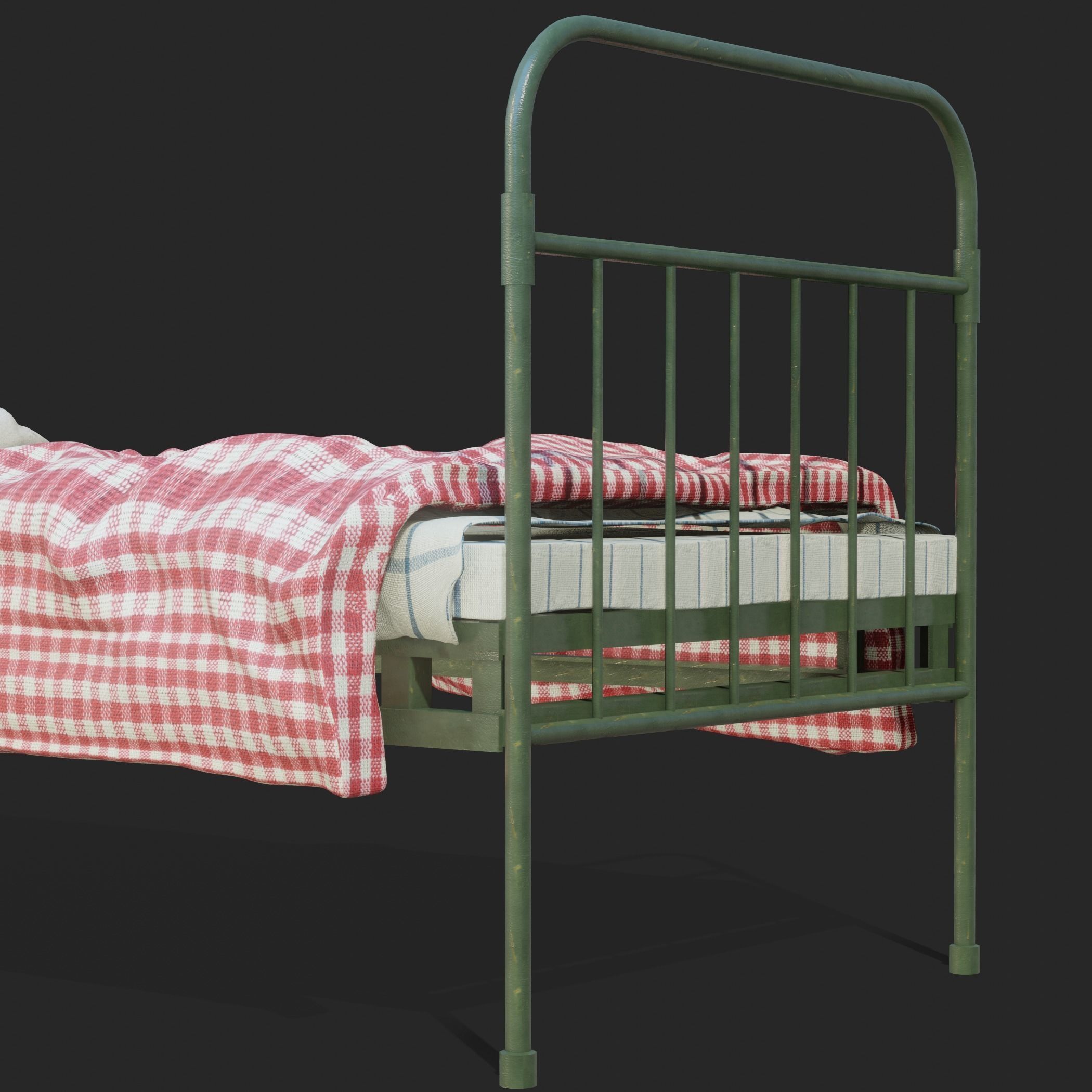 Bunk Bed model 3D model_8