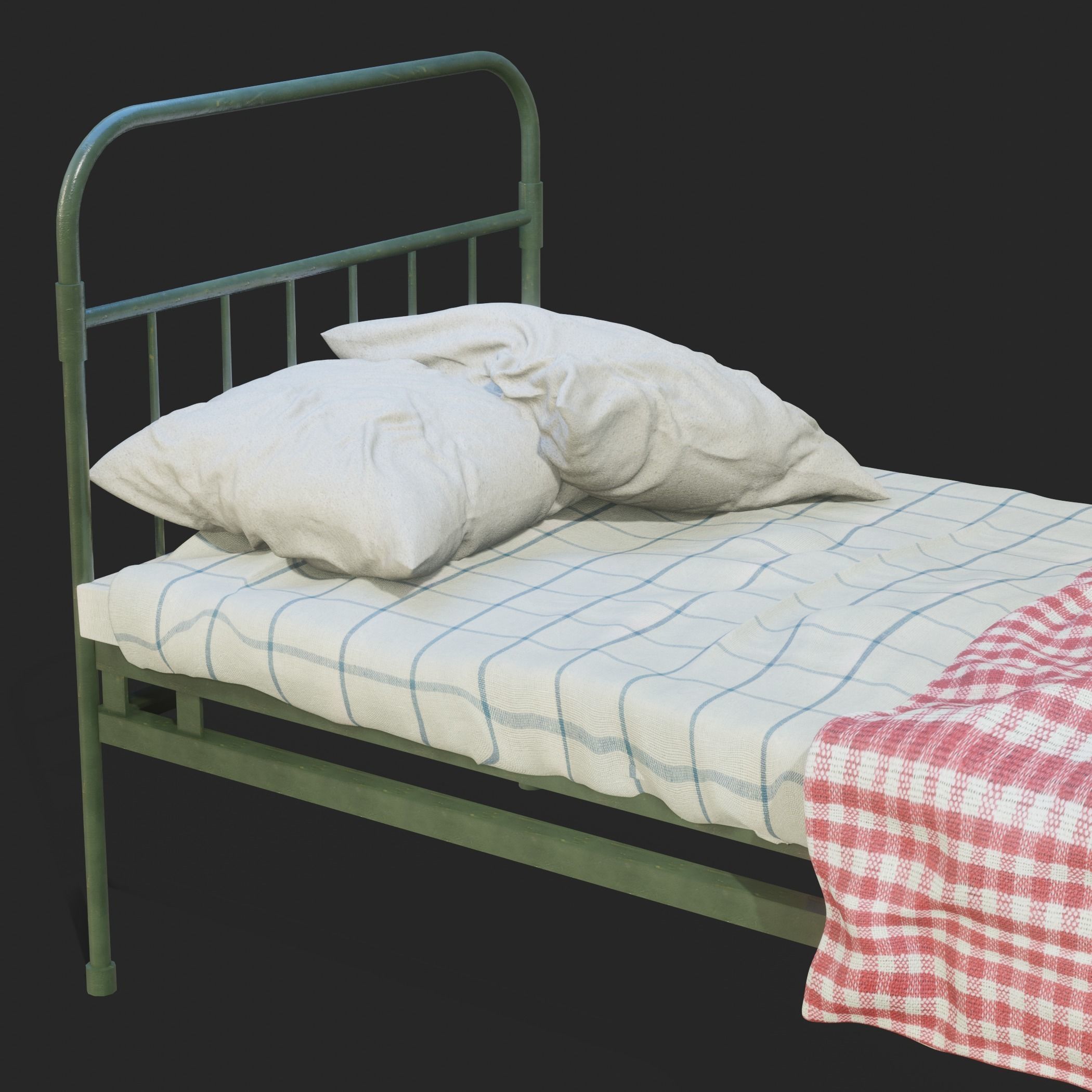 Bunk Bed model 3D model_11