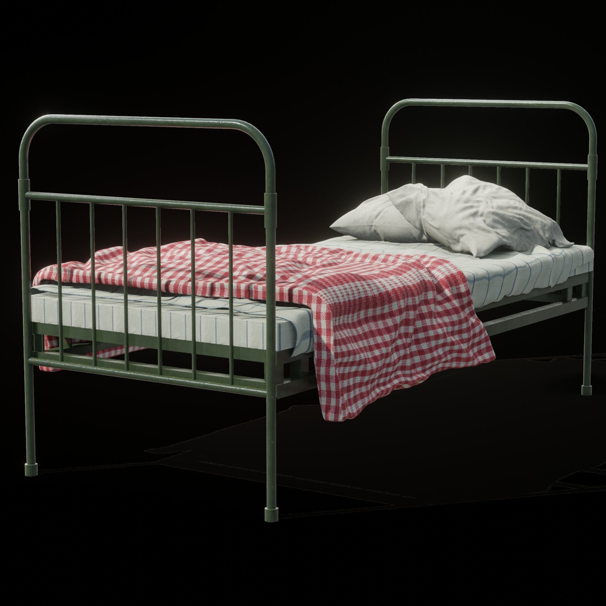 Bunk Bed model 3D model_1