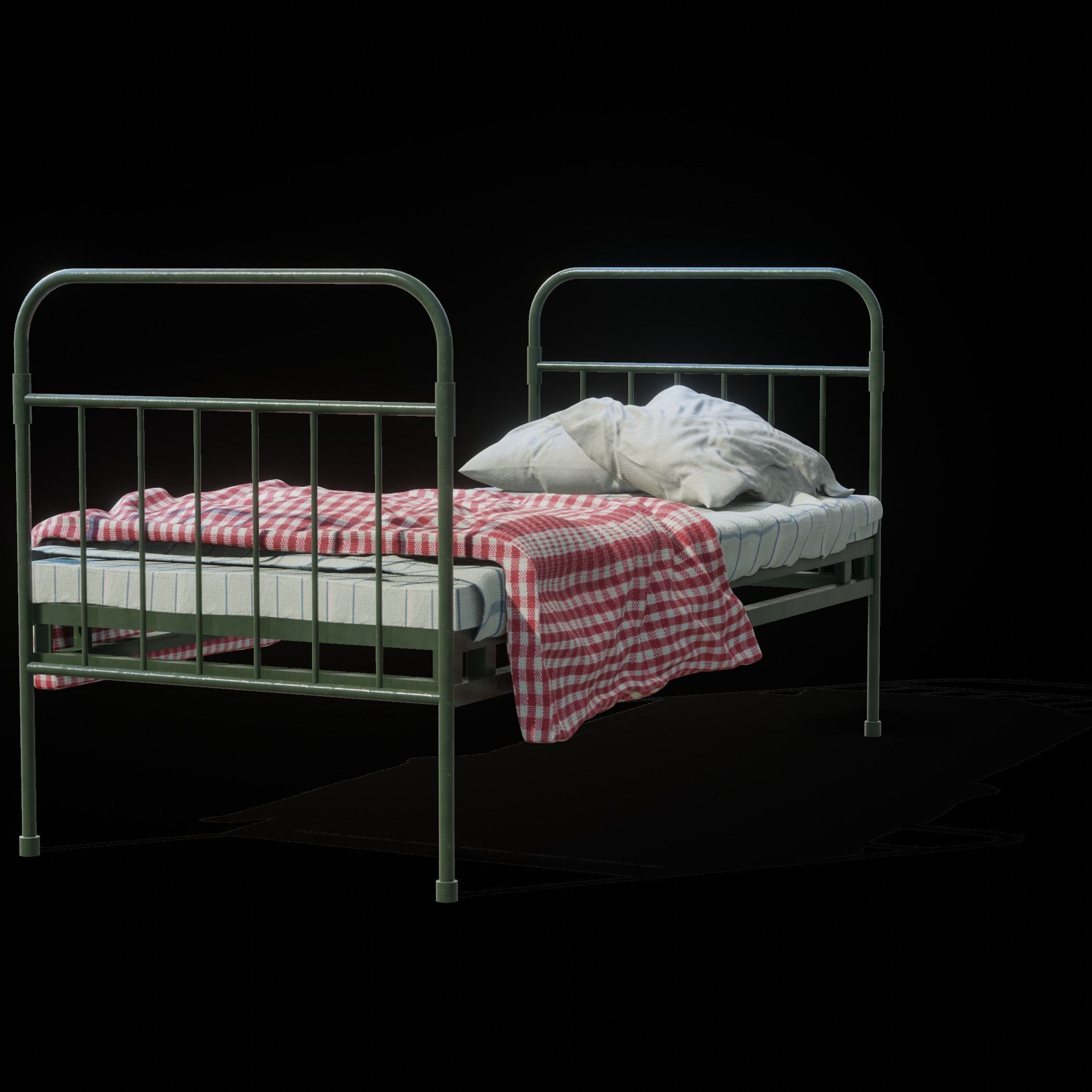 Bunk Bed model 3D model_9