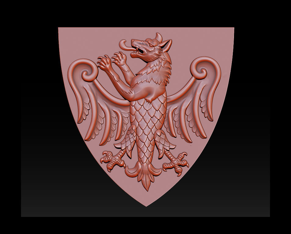 Collection 10 golden dragon 3D print model_38